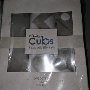 Cubs Receiving blankets Size Small/Medium